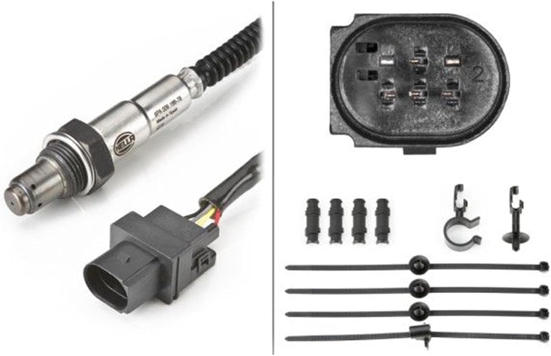 HELLA 6PA 009 166-781 Lambdasonde - 6-polig - Kabel: 1200mm