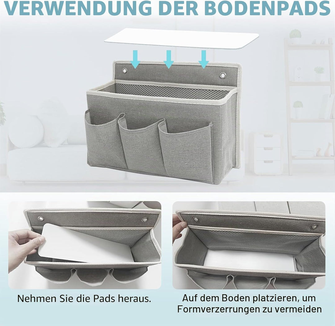 2 Stück Wand Organizer Tasche Hängekörbe Mit Grosser Mesh Abteilung Und 3 Taschen Tür Organizer Plat