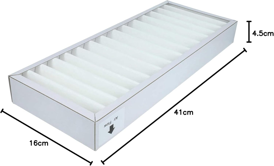 vhbw 2x Kompaktfilter G4 kompatibel mit Pluggit Avent P310 Lüfter, Badlüfter, Ventilator, Lüftungsge
