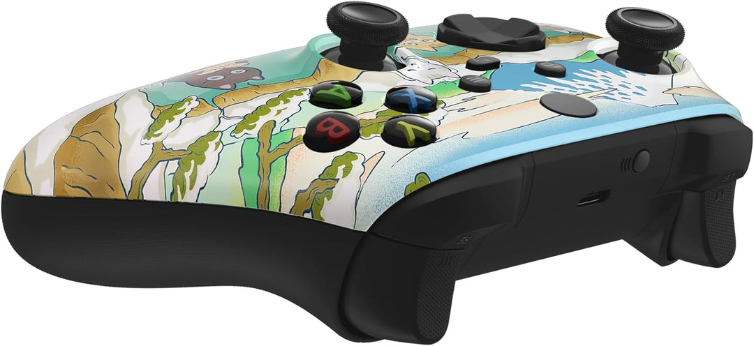 eXtremeRate Front Gehäuse Case für Xbox Series X/S Controller Model 1914, DIY-Ersatz Hülle Faceplate