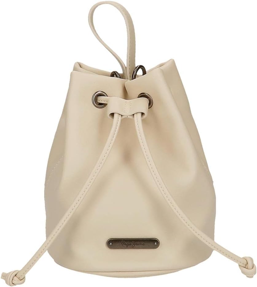 Pepe Jeans Damen Salma Gepäck- Messenger Bag Einheitsgrösse Beige, Einheitsgrösse Beige