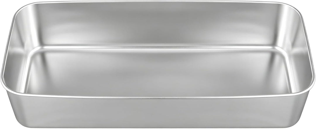 ZOENHOU 3 Stück Brotbackform Edelstahl, Kastenform Gross | 33x15x6,5cm Rechteckig Kastenbackform, To
