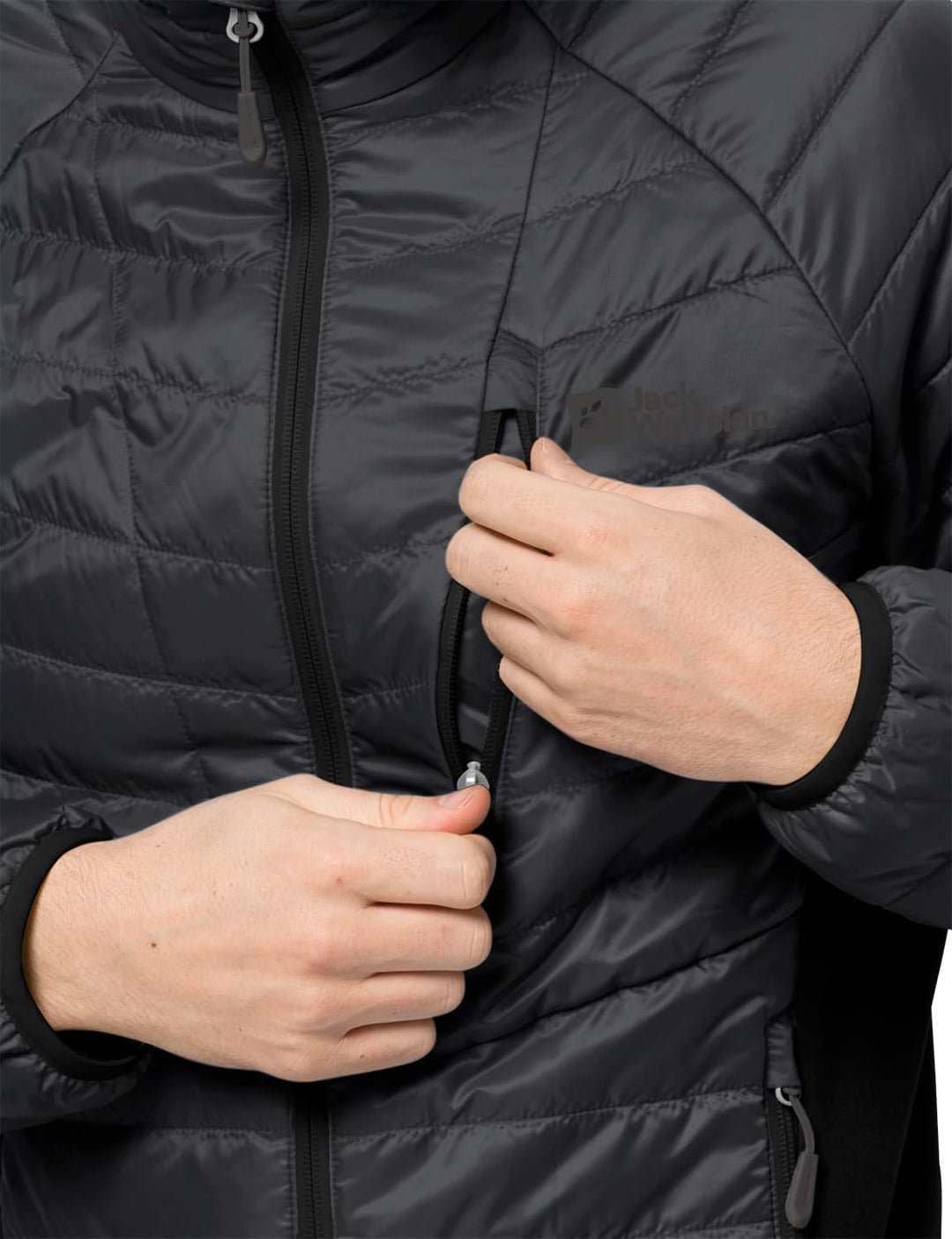 Jack Wolfskin Herren Routeburn Pro Ins Jkt M Jacket M Schwarz, M Schwarz