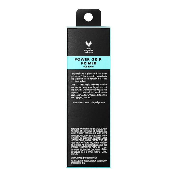 e.l.f. Power Grip Primer, Gel-basierte und feuchtigkeitsspendende Gesichts-Primer für glättende Haut