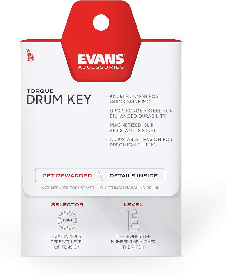 Evans DATK Stimmschluessel Torque Drum Key, Medium Torque Key, Torque Key