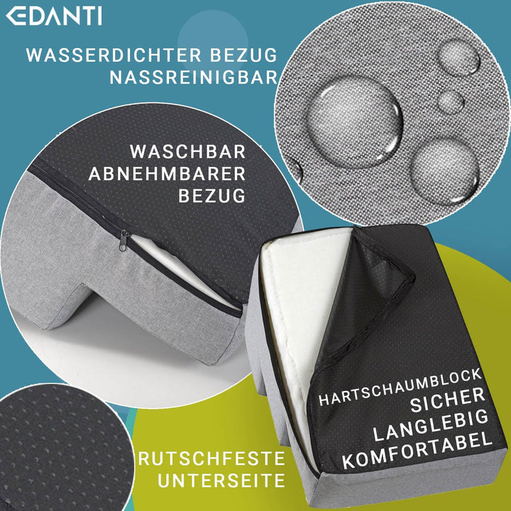 Haustiertreppe Hundetreppe für Kleine Hunde 3 Stufen 45x30x30 cm Katze mit Wasserdicht, Katzentreppe
