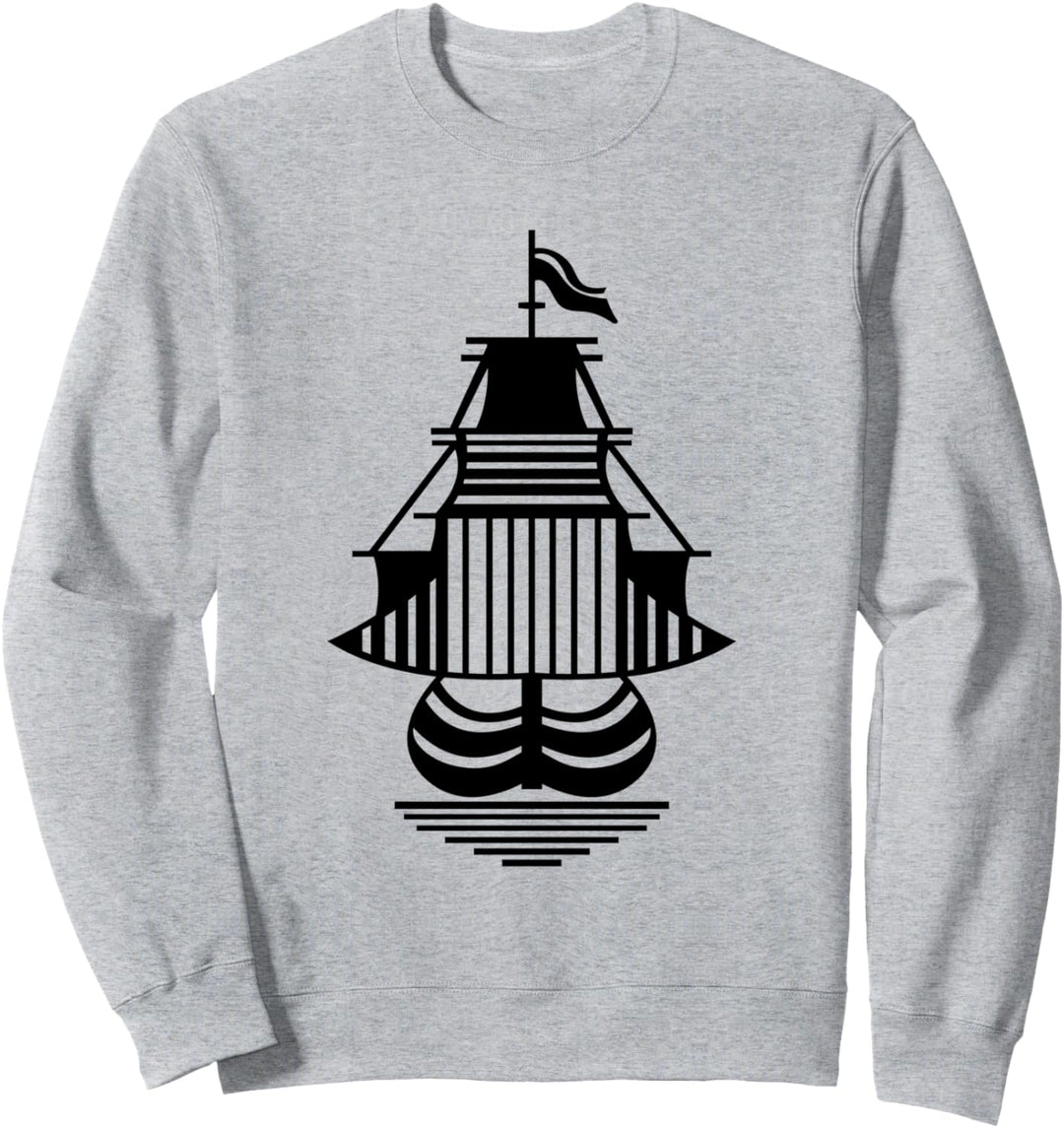 Piratenschiff Front Sweatshirt
