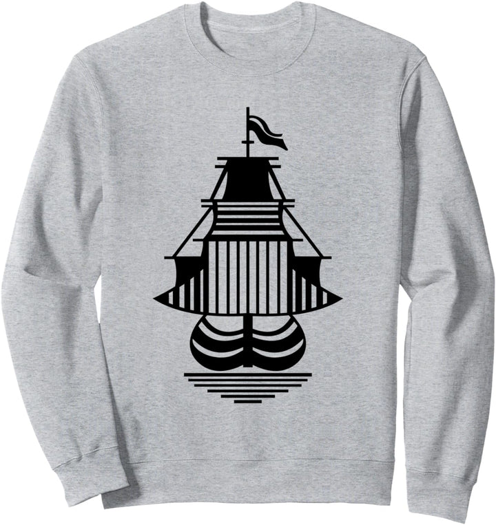 Piratenschiff Front Sweatshirt