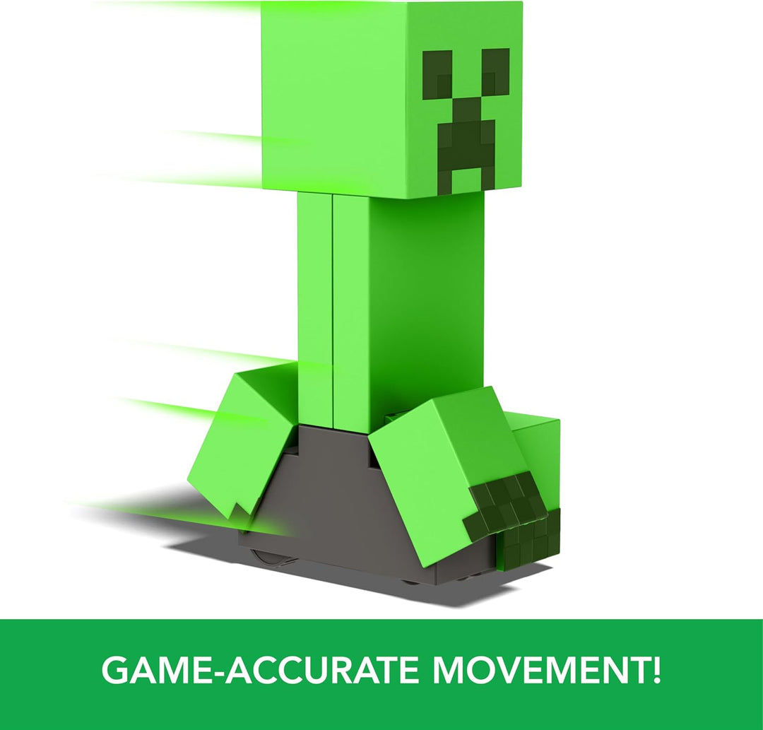 Mattel Minecraft explodierender ferngesteuerter Creeper mit Lichtern und Geräuschen, 10 Explosionspa