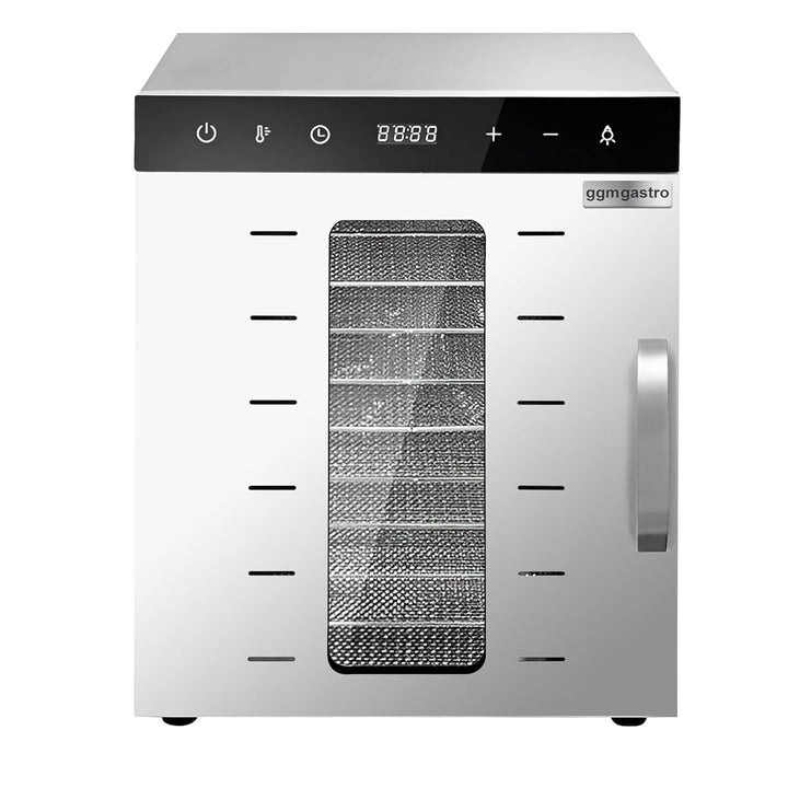 GGM Gastro | DGHB10 | Dörrgerät/Dörrautomat - mit 10 Ablagen - Edelstahl - 800 Watt