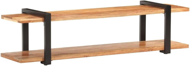 vidaXL Akazienholz Massiv TV Schrank Lowboard TV Möbel Tisch Board Sideboard Fernsehtisch Fernsehsch