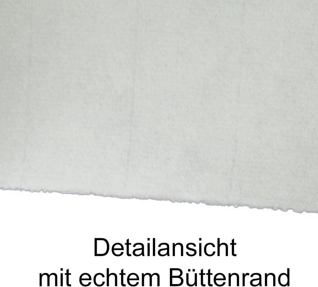 Büttenpapier DIN A4-150 Blatt Brief-Papier - ohne Wasserzeichen - Vintage-Papier handgemacht, 210 x