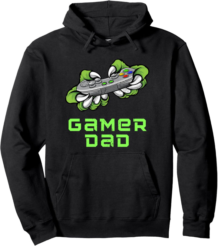 Controller Monster Design Spieler Papa Ever Fathers Day Pullover Hoodie