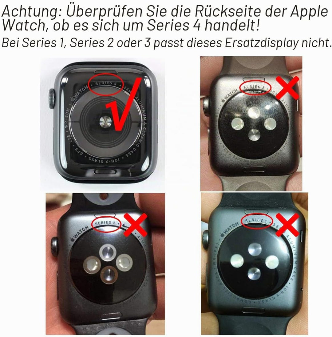 Swark LCD Display Compatible with Watch Series 4 40mm (4th Generation) A1975 A1977 A2007 GPS+Cellula