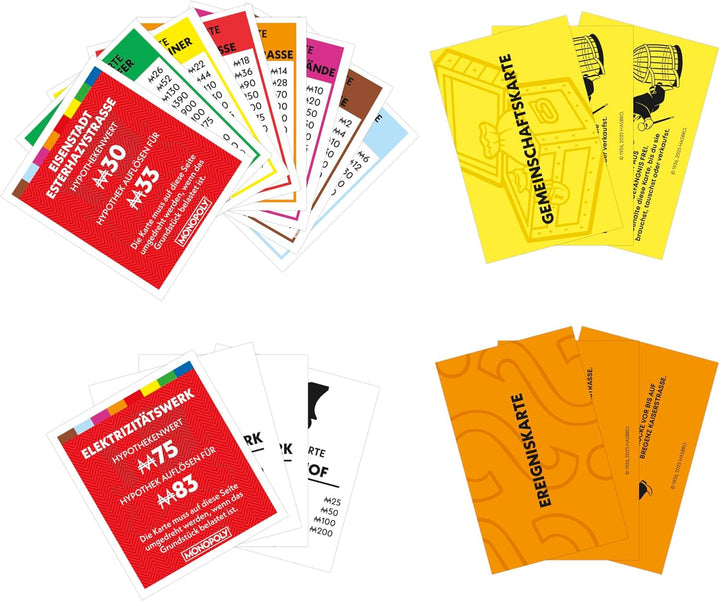 Monopoly Brettspiel mit Aufbewahrungsfach und grösseren Spielfiguren - Deutsche Fassung