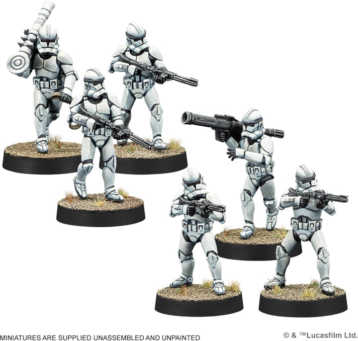 Asmodee, Star Wars: Legion – Clone Trooper Marksmen, Erweiterung, Atomic Mass Games, Tabletop, 2 Spi