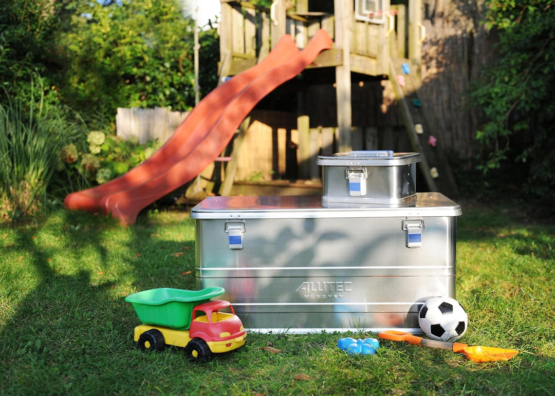 ALUTEC Aluminiumbox Comfort 140 (Inhalt 140 l, Innenmasse (LxBxH) 870 X 460 X 350 mm, Staub-/spritzw