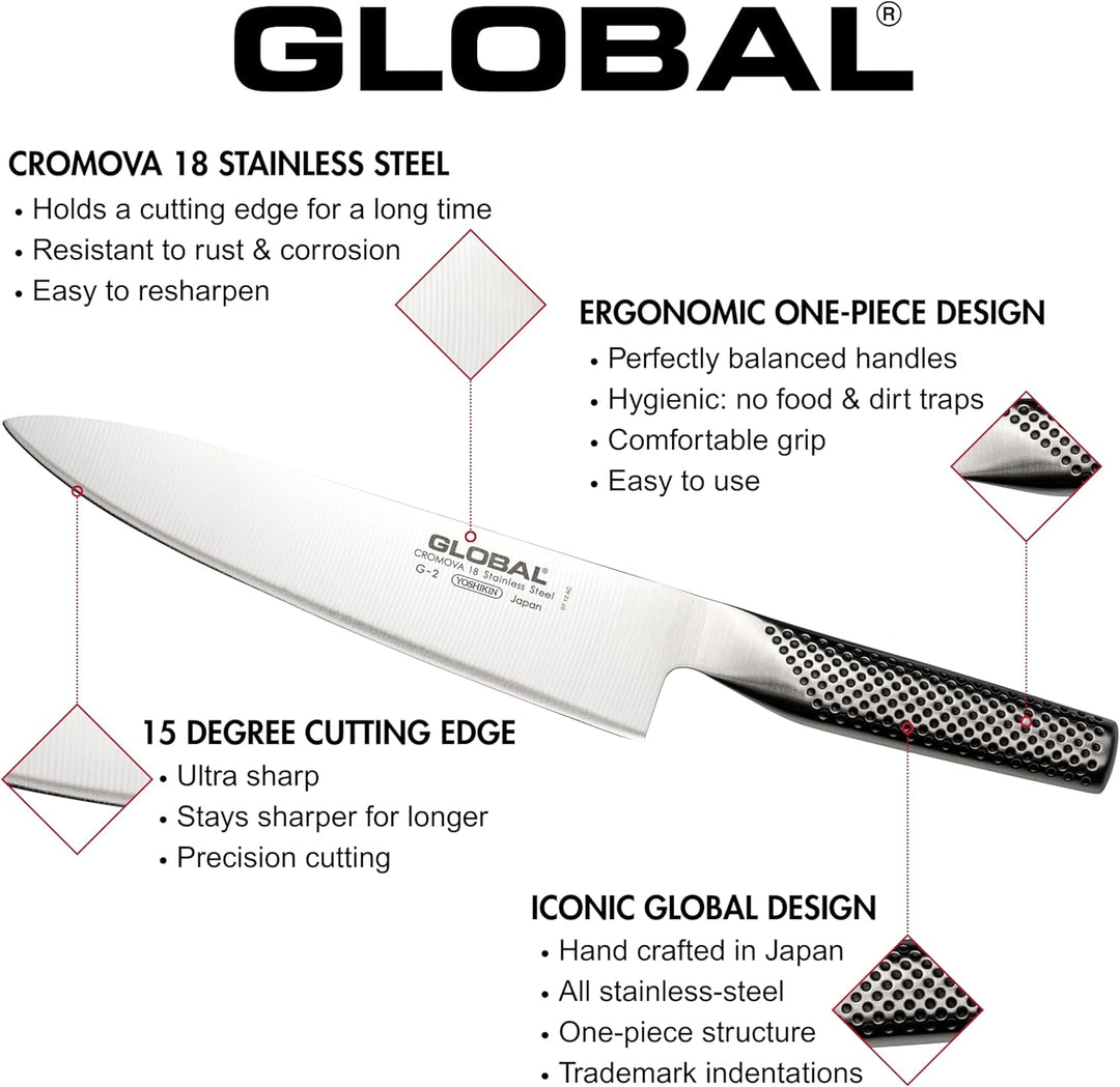 Global G-15 Fischmesser Tako-Schliff 30 cm
