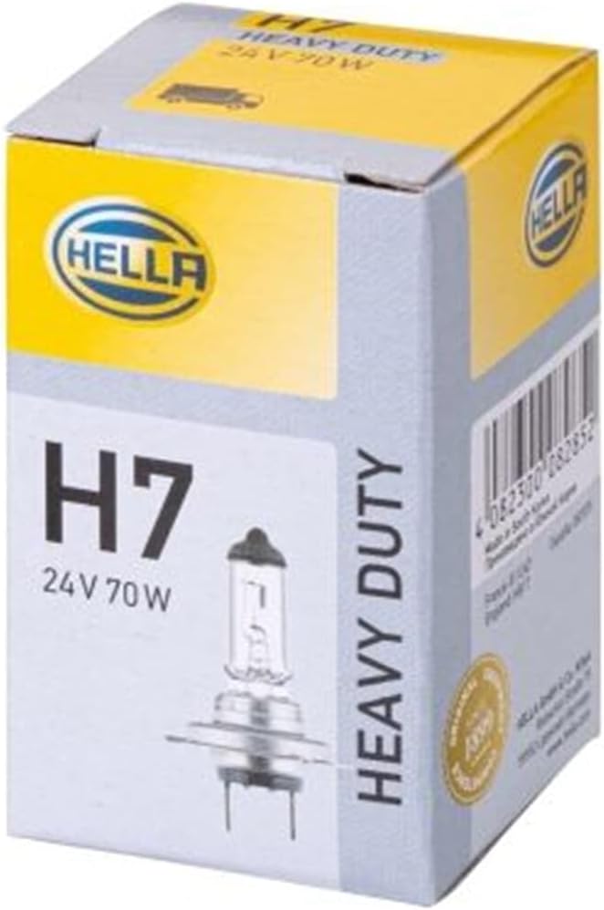 HELLA - Hauptscheinwerfer - 12V - Anbau - Lichtscheibenfarbe: gelb - Stecker: AMP - rechts - 1SA 996