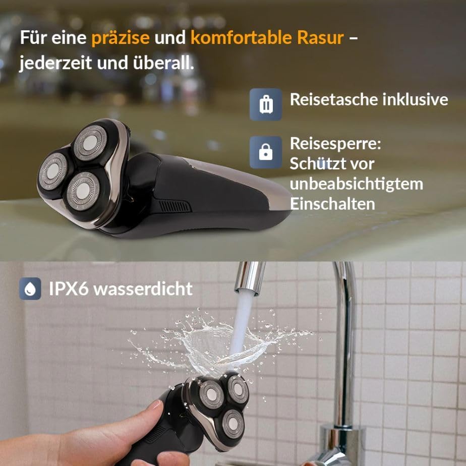 Ultimate Trim Pro STR‑1 I All‑in‑One Herrenrasierer mit 5 Aufsätzen (Bart, Konturen, Körper, Nase/Oh