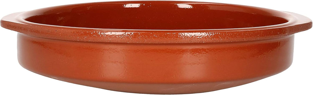 MamboCat Cazuela mit Griff 2er Set Schalen Bernd 1,3l Auflaufform rund 25,5cm aus Ton glasiert Gröss