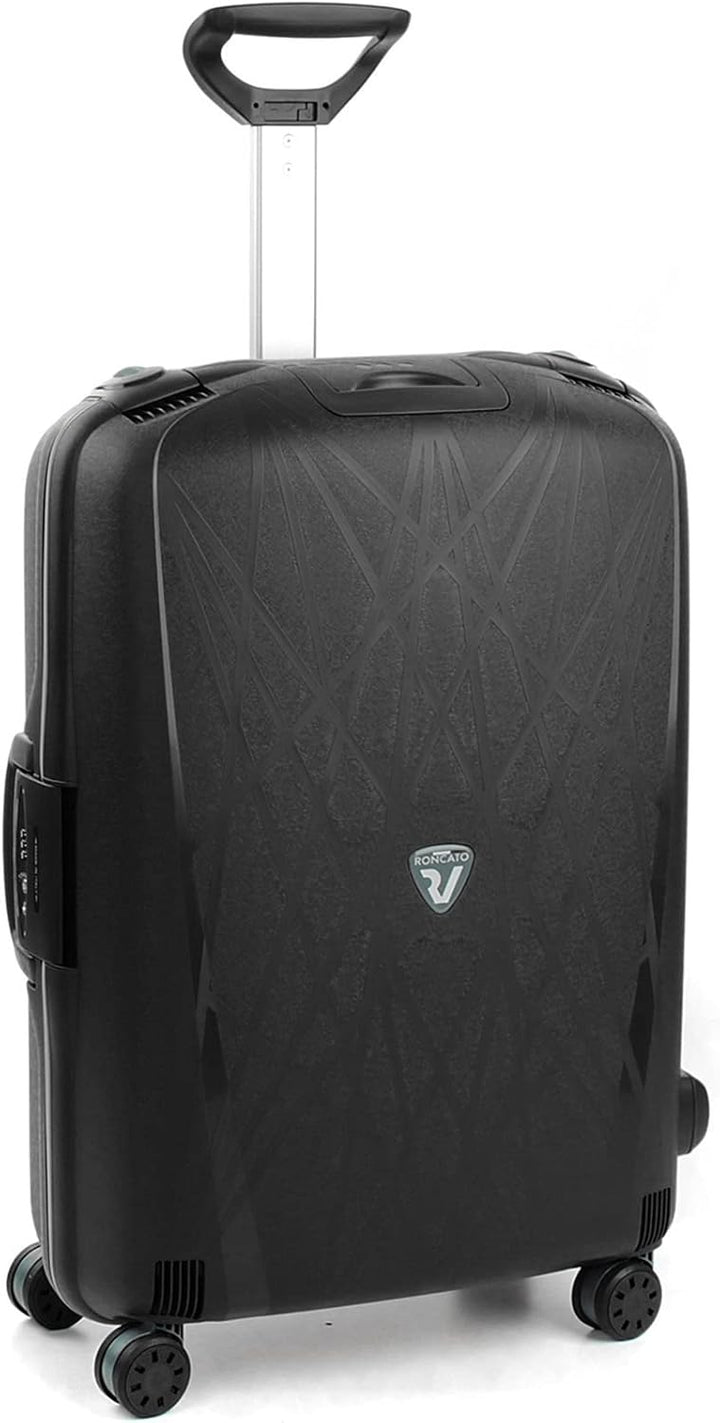 RONCATO Light Hartschalen Koffer Trolley medium Schwarz, Schwarz