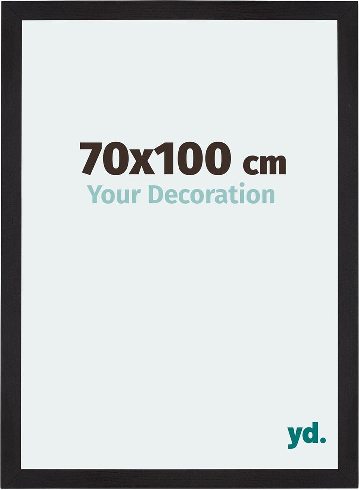 yd. Your Decoration - Bilderrahmen 70x100 cm - Bilderrahmen aus MDF mit Acrylglas - Antireflex - Aus