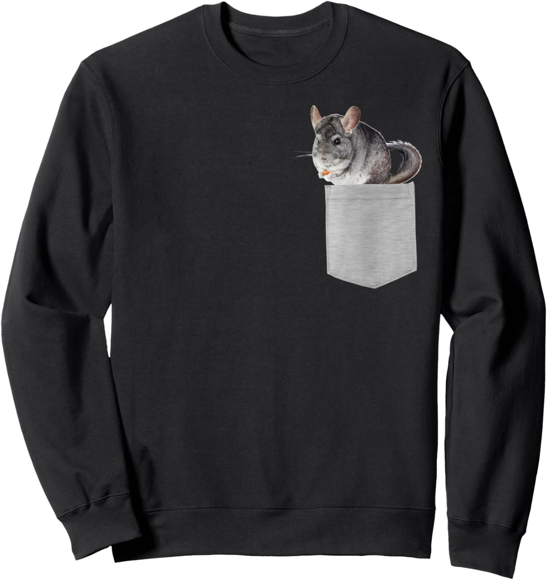 Animal in Your Pocket Grey chinchilla Sweatshirt