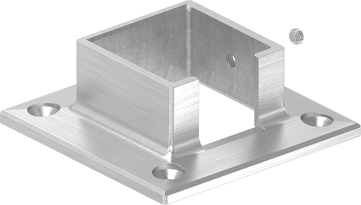 STEINBACHER© | Edelstahl Wandbefestigung für Nutrohr 40x40mm, V2A
