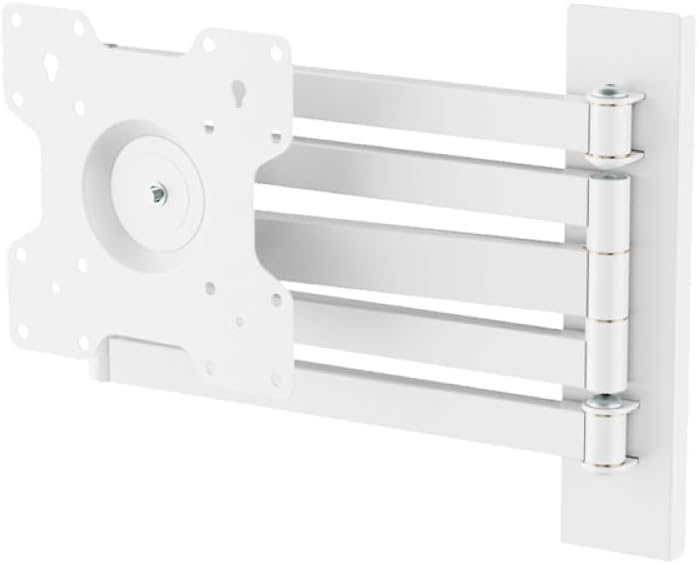 Axis XL 108,5cm TV Wandhalterung schwenken neigen rotieren, TV bis 25kg, VESA 200x200 weiss 108,5 cm