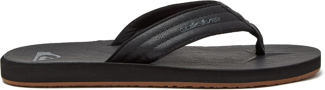 Quiksilver CARVER NUBUCK M SNDL TKD0 Herren Sandalen 39 EU Solide Schwarz, 39 EU Solide Schwarz