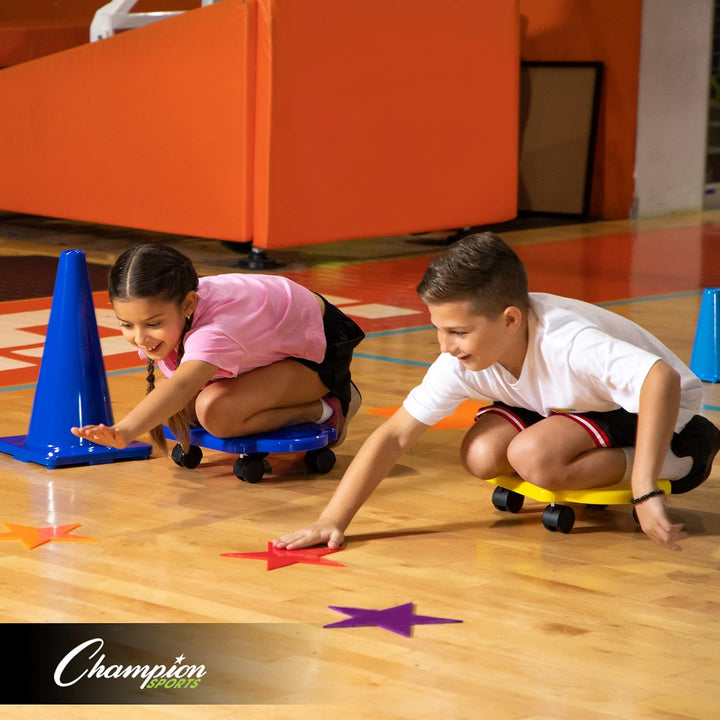 Champion Sports Poly-Punktmarker. 23 cm gelb, 23 cm gelb