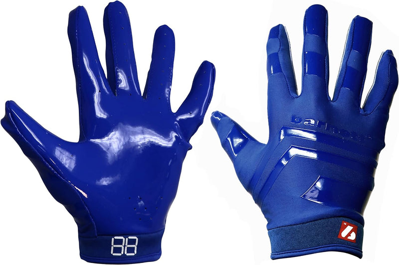 BARNETT FRG-03 Blue Professional Receiver Football Gloves, RE, DB, RB XL, XL