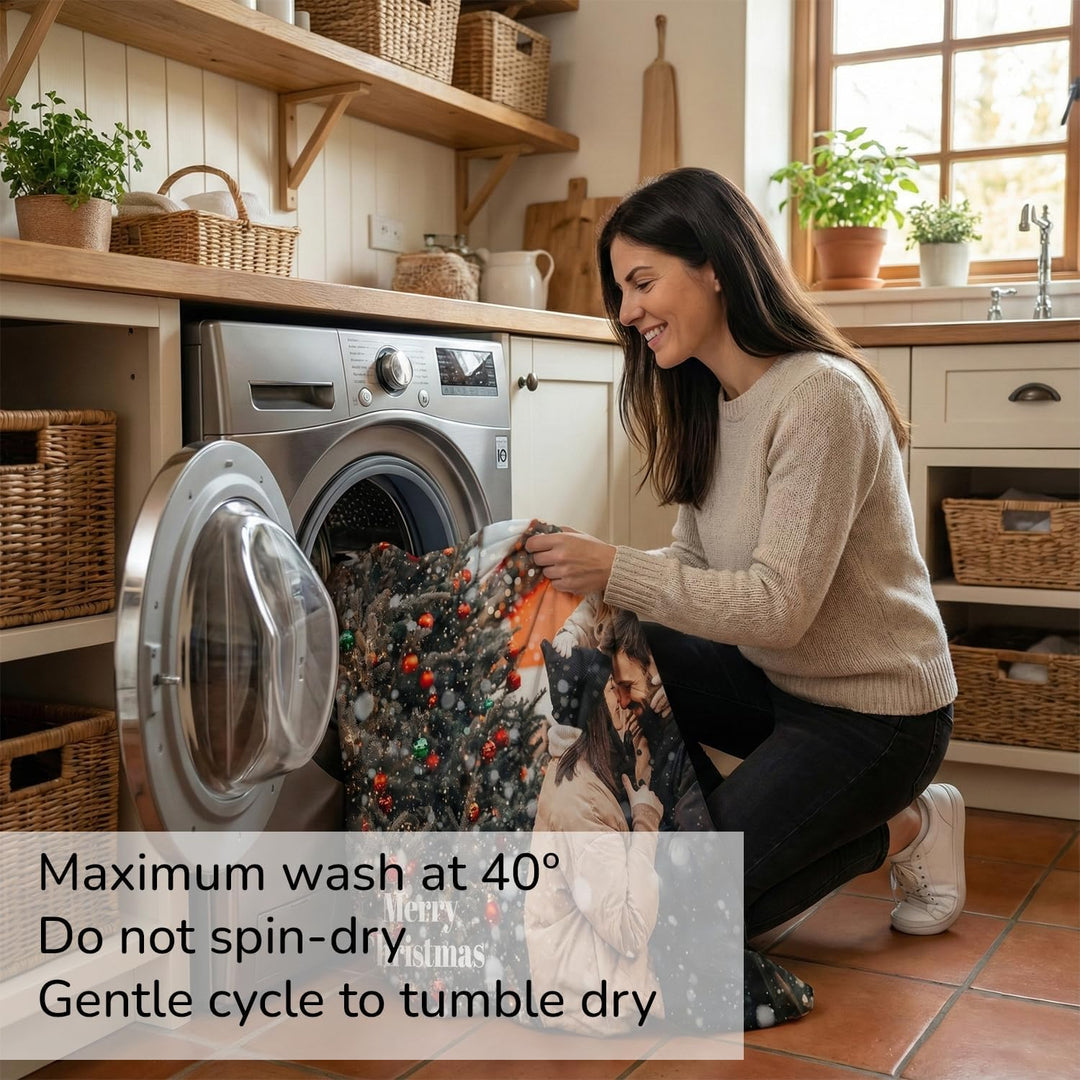 Wanapix | Kuscheldecke für Babys mit Foto und Text | Ultraweich & Warm | 260 g/m² | 45x70 cm Kuschel