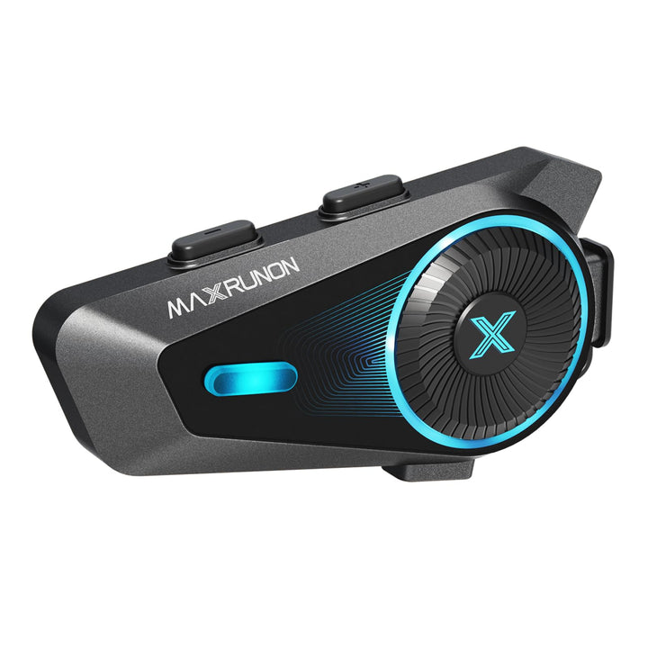 Motorrad Bluetooth Headset, 4 Fahrer Bluetooth Intercom, Sprachsteuerung, FM-Radio, Geräuschunterdrü