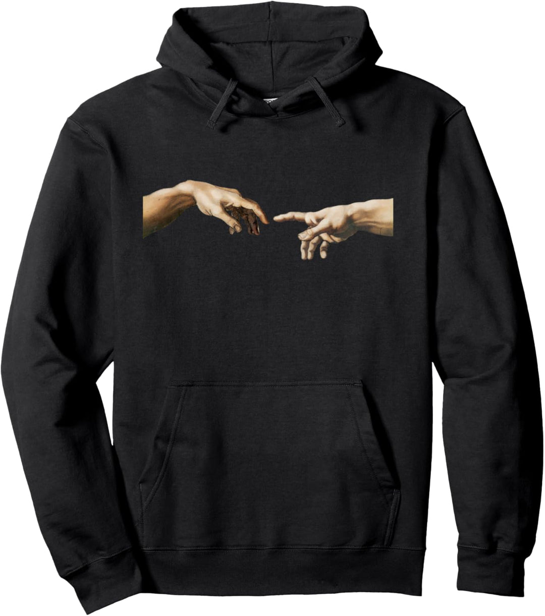 Michelangelo Shirt - Creation of Adam Pullover Hoodie