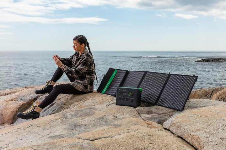 APC by Schneider Eletric OffGrid Tragbares 200-W-Solarpanel, PSP200-Solargeneratorpanel, All-in-One-