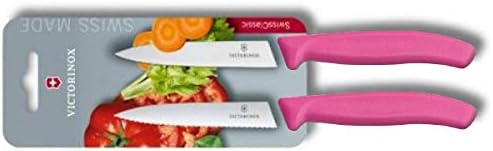 Victorinox Swiss Classic, Tomaten- und Gemüsemesser-Set, 2teilig, Extra Scharfe Klinge, Kunststoffgr