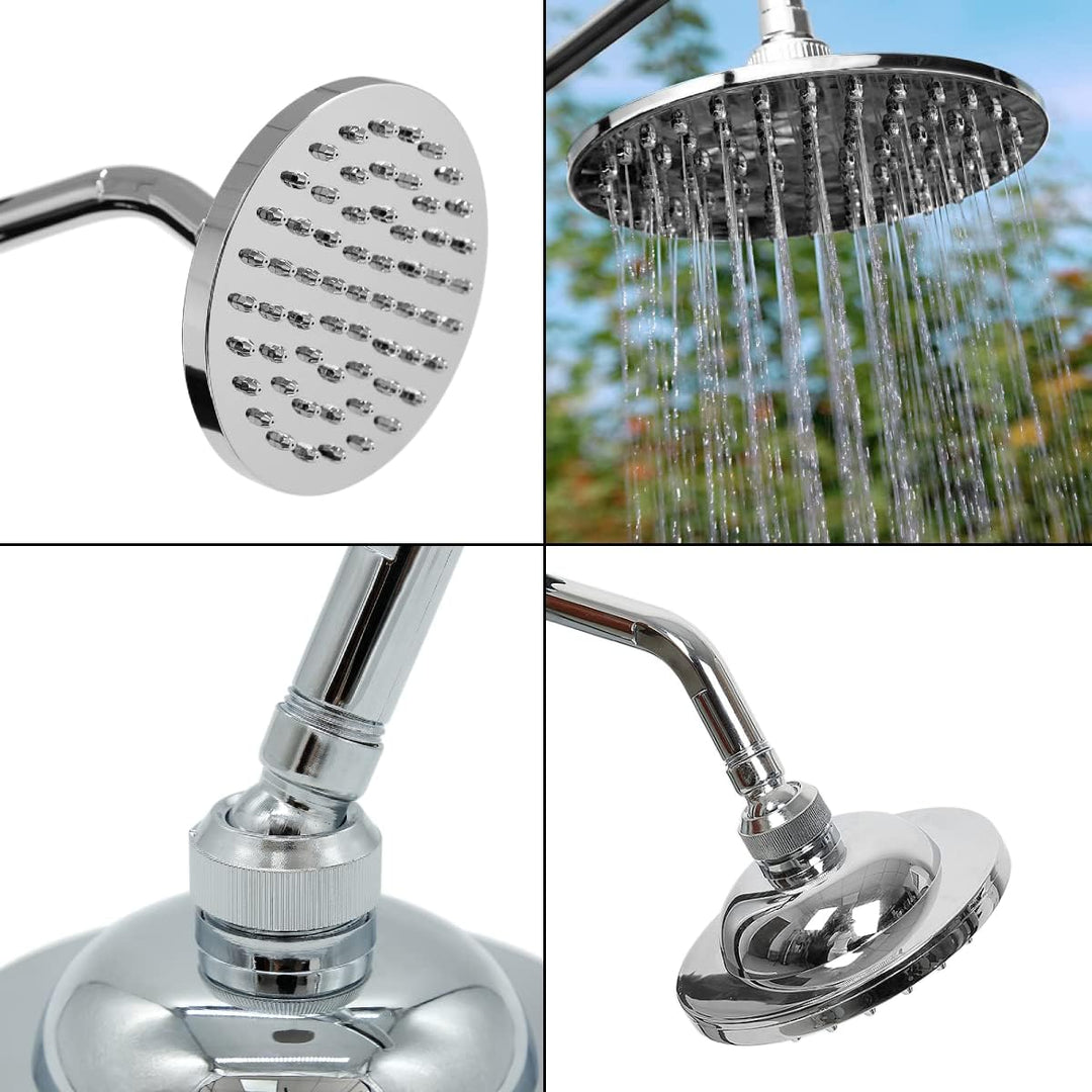 Solardusche ohne elektrischen Anschluss, Solardusche für den Aussenbereich, mit Duschkopf und Wasser