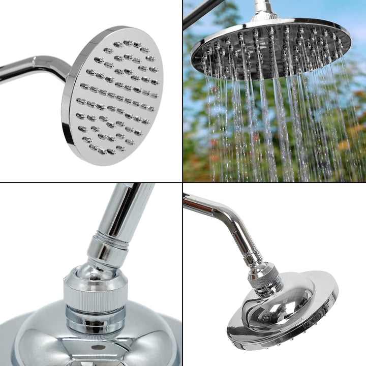 Solardusche ohne elektrischen Anschluss, Solardusche für den Aussenbereich, mit Duschkopf und Wasser