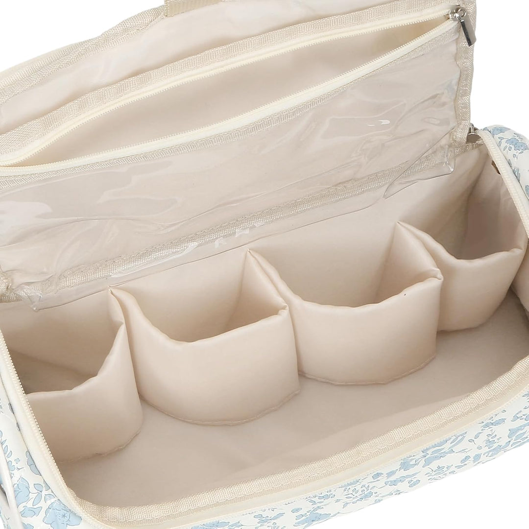 HICARRY Airwrap Tasche Reisetasche Gross für Airwrap Haarstyler und Aufsätzen Blumen Haartrocknerhal