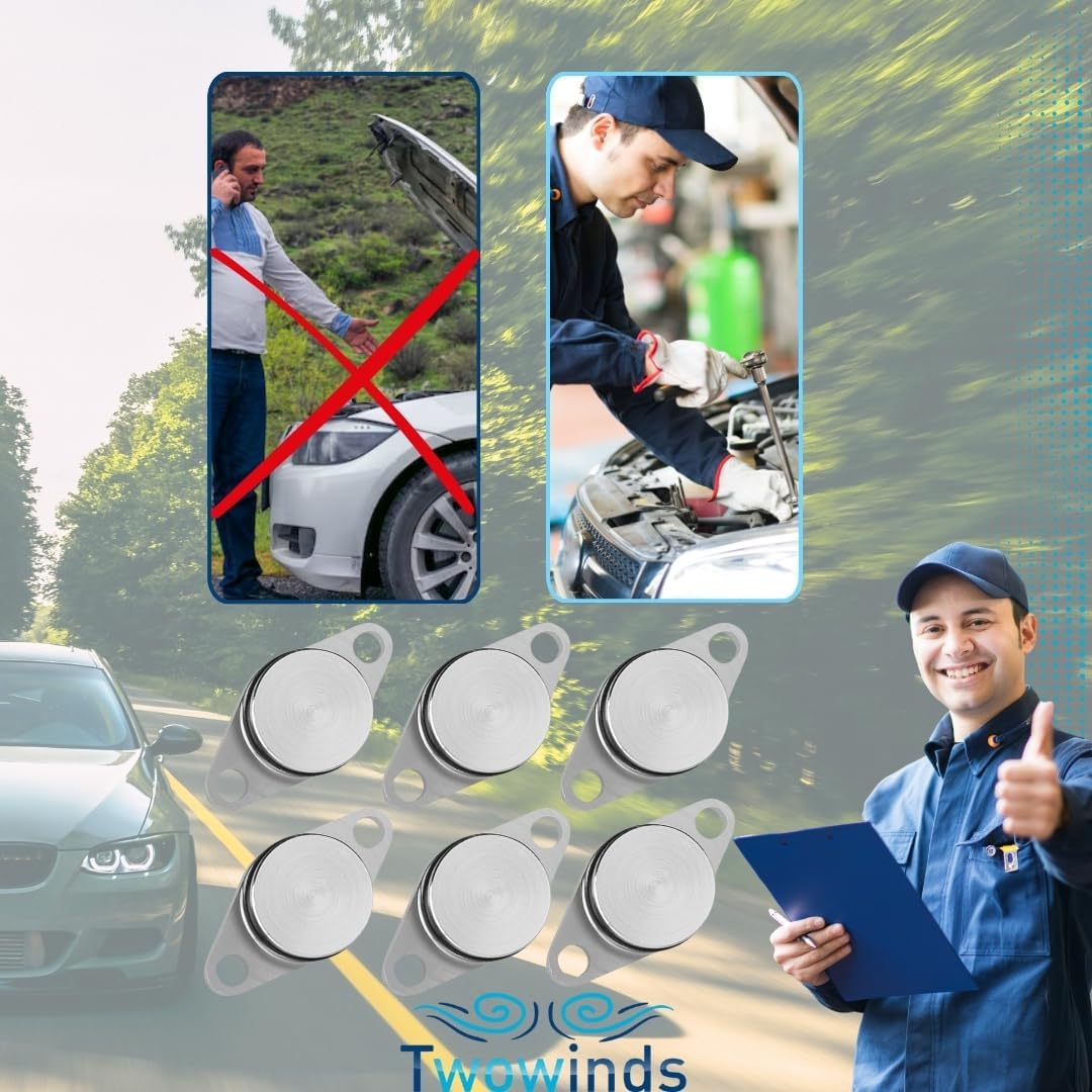 Twowinds Entstörungssatz 6 Eingangsventile (22mm). Vermeiden Sie Motorausfälle E87 E46 E60 E61 320d