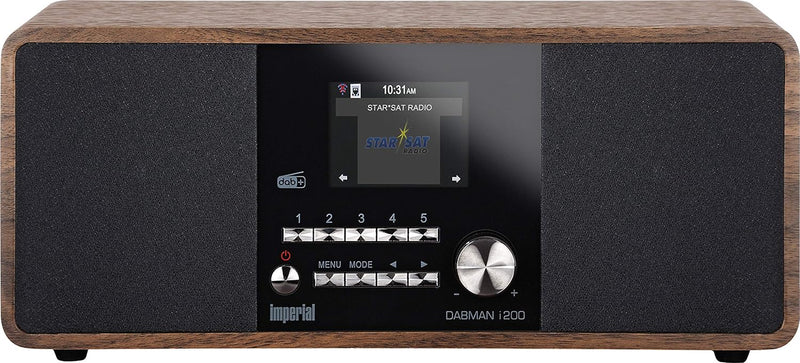 Imperial DABMAN i200 Internet/DAB+ Radio (Stereo Sound, Internetradio/DAB+ / DAB/UKW, WLAN, LAN, Aux