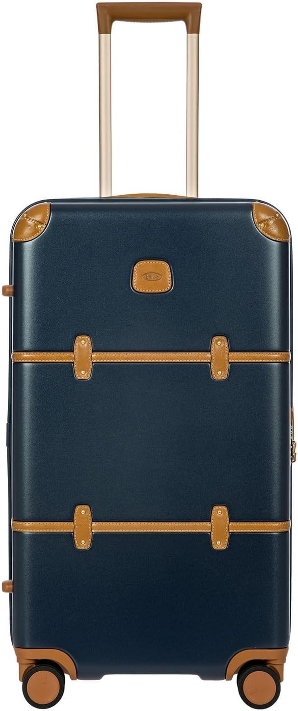 Brics Bellagio Trunk - 4-Rollen Trolley 74 cm blue tobacco Einheitsgrösse Blue Tobacco, Blue / Tan