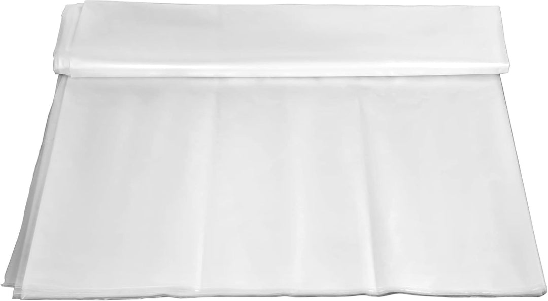 Happybuy Gewächshaus Polyethylenfolie 8 x 25 ft, UV-resistente, 6 Mil Dicke, Weiss, PVC Rahmen, Aufr