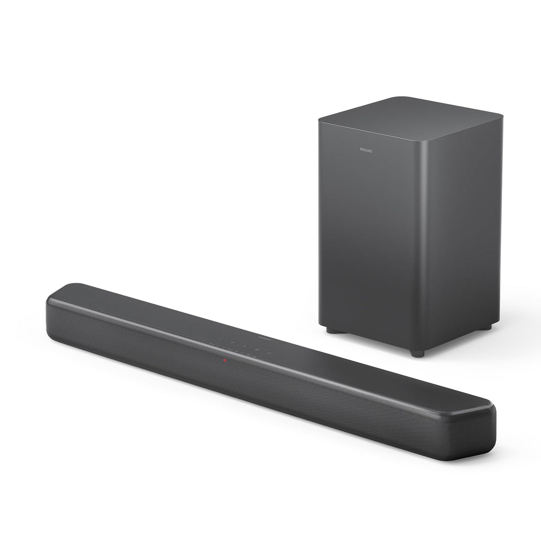 Philips TAB5309 Soundbar 2.1 mit drahtlosem Subwoofer - 2,1 Kanal 240W, DTS Virtual X, Bluetooth 5.4