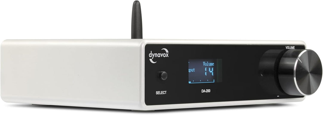 Dynavox DA-200 HiFi Verstärker, kompakter Class-D Stereo-Digitalverstärker mit BT 5.0, USB-DAC, opti