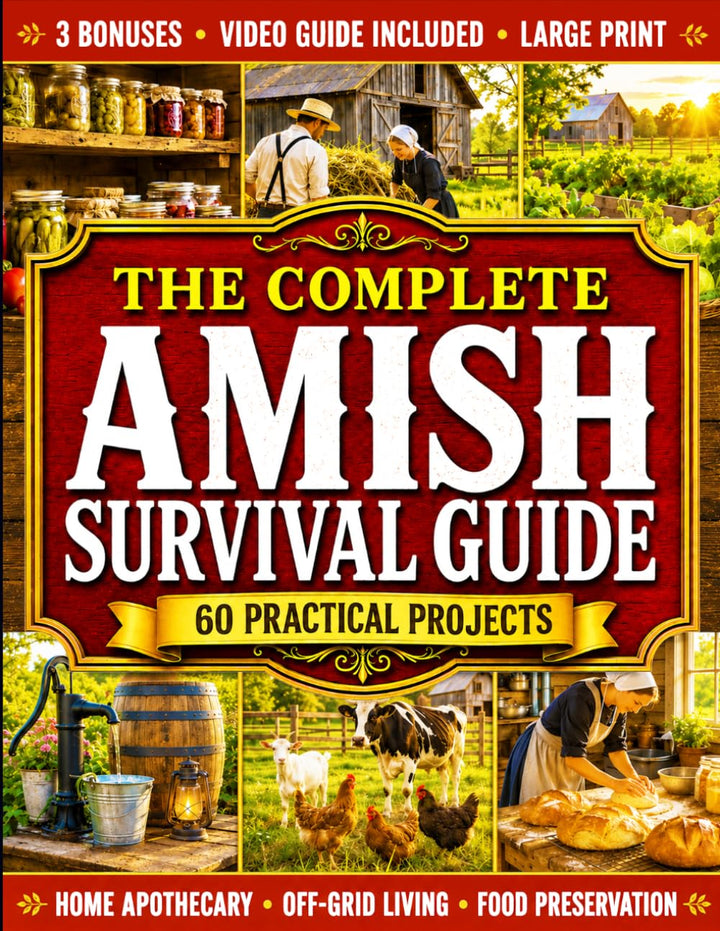 Amish Survival Guide: Master Homesteading, DIY Projects, Home Apothecary, Food Preservation, and Off