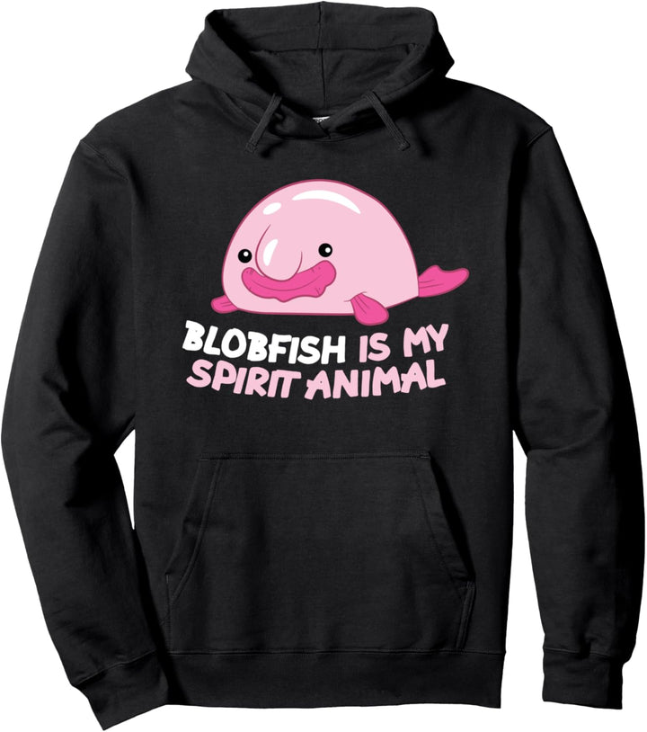 Blobfish Is My Spirit Animal Lustiges Blobfish Meme Pullover Hoodie