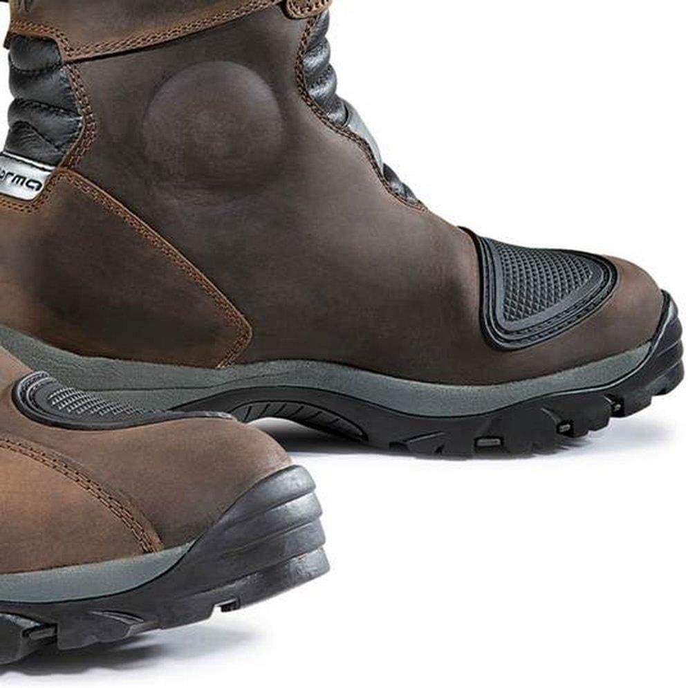 FORMA Stiefel Moto Adventure low WP Eichzulassung CE, Braun 45 EU, 45 EU